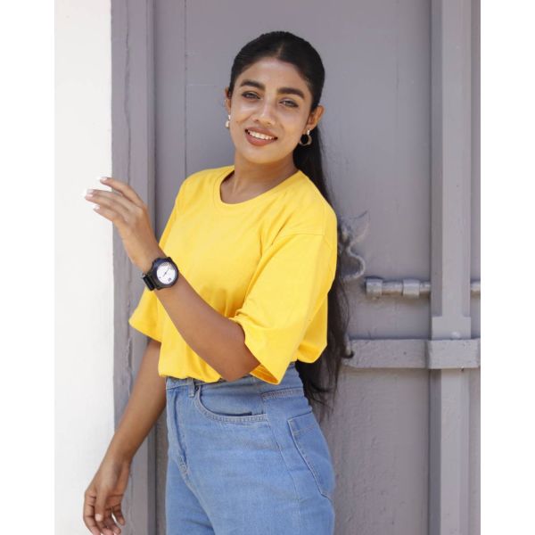 Luxe Round Cotton Tee