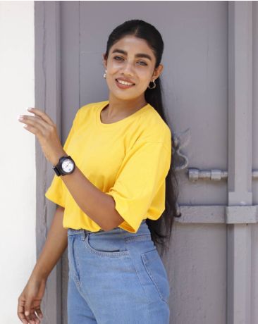 Luxe Round Cotton Tee