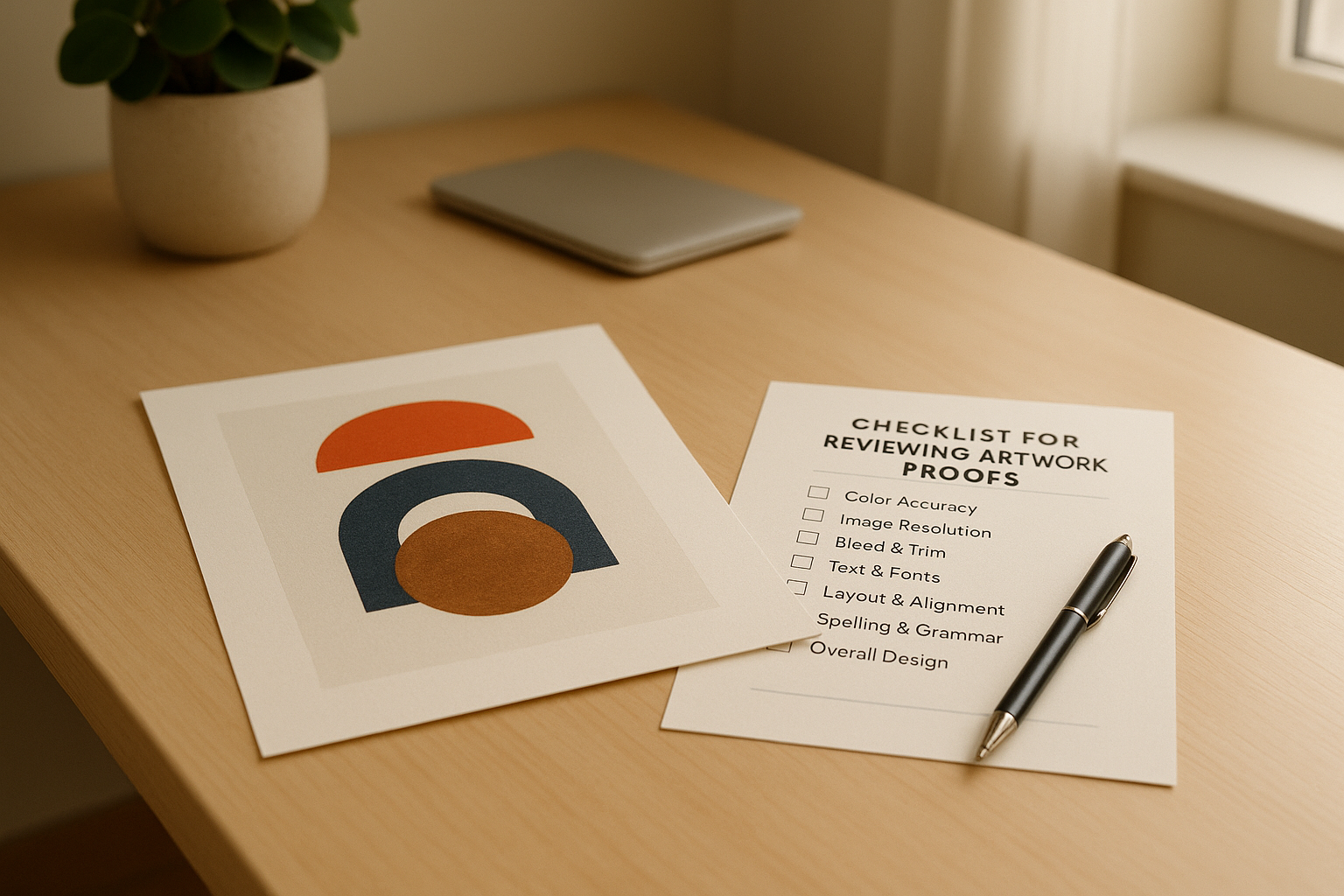 Checklist for Reviewing Artwork Proofs