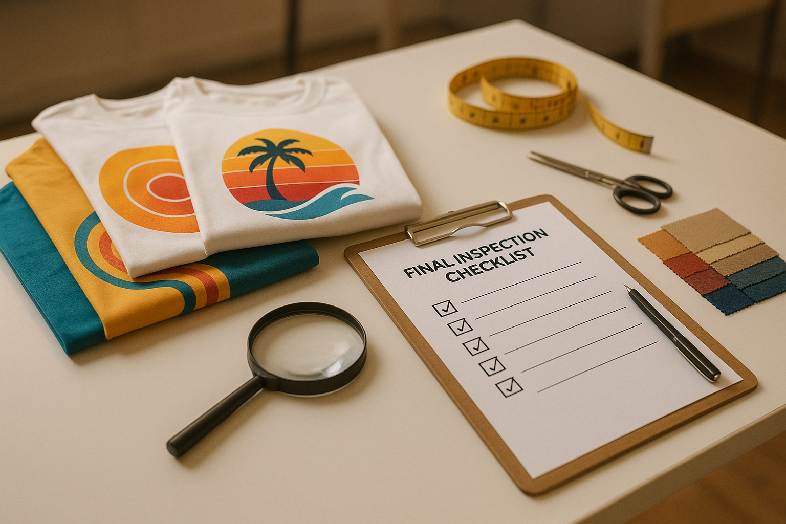 Final Inspection Standards for Custom Apparel Printing