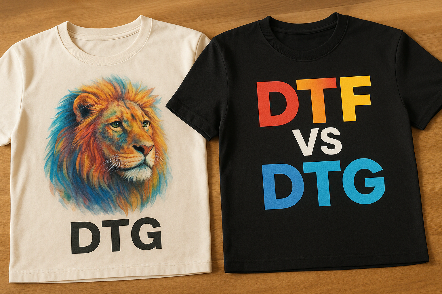 Complete Guide to DTF vs DTG Apparel Printing