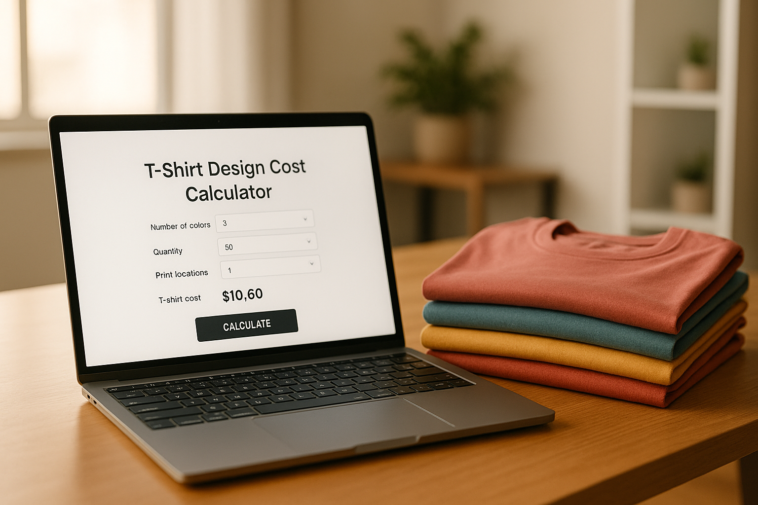 T-Shirt Design Cost Calculator
